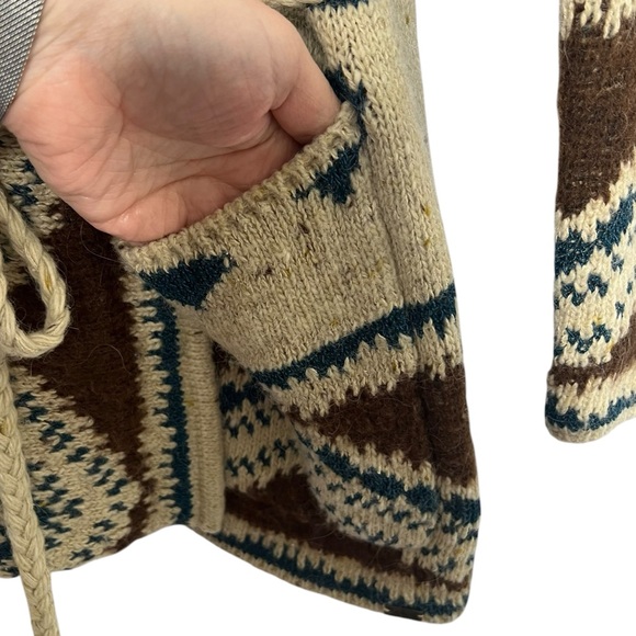 Ralph Lauren Denim & Supply Vintage Aztec Pattern Belted Cardigan Size XS - Picture 7 of 10